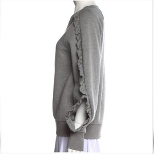 Burberry Ruffle Sleeve Sweatshirt